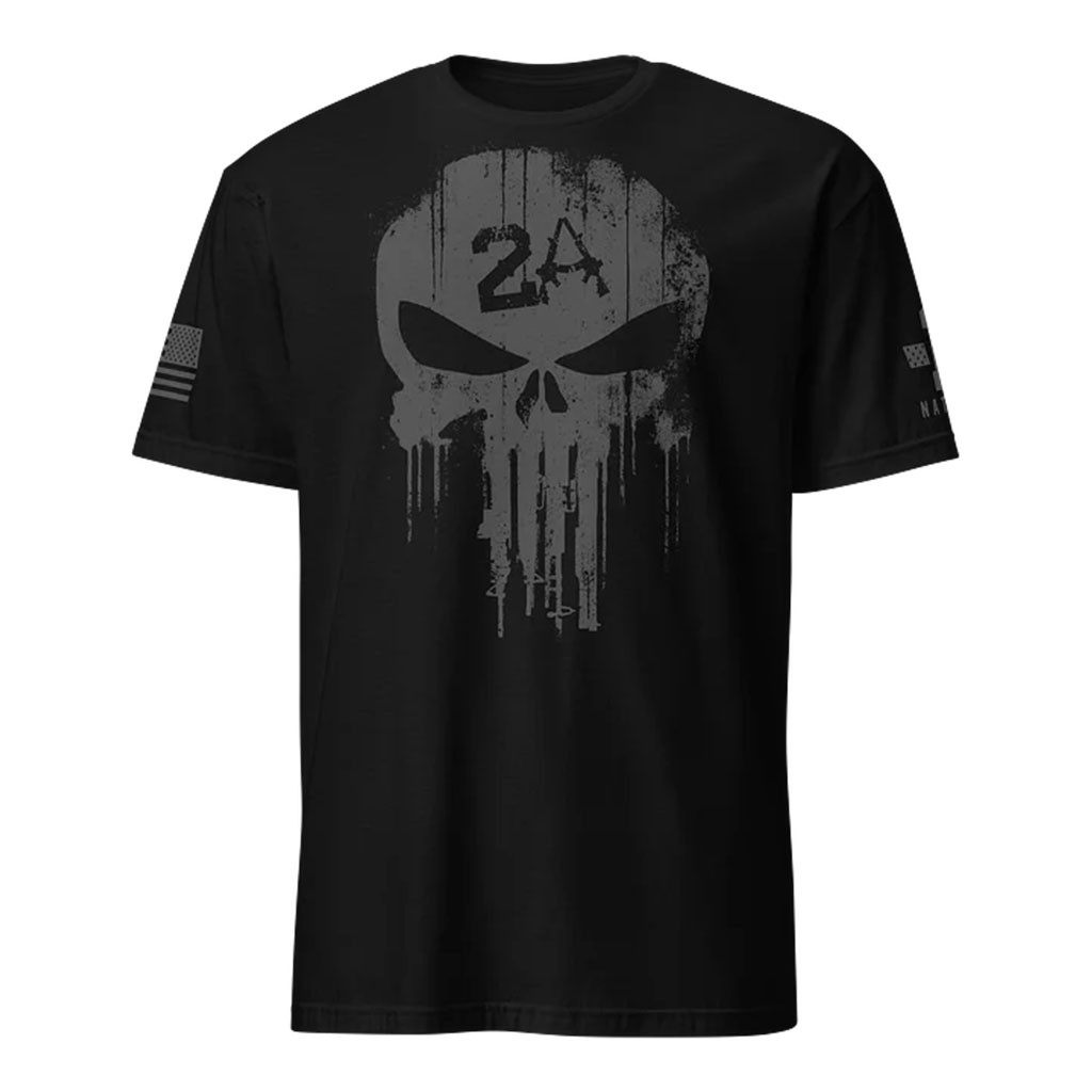 1 Nation Design Merch 2026 2A Punish T-Shirt Black Unique Gift For Veteran - Kdjoy