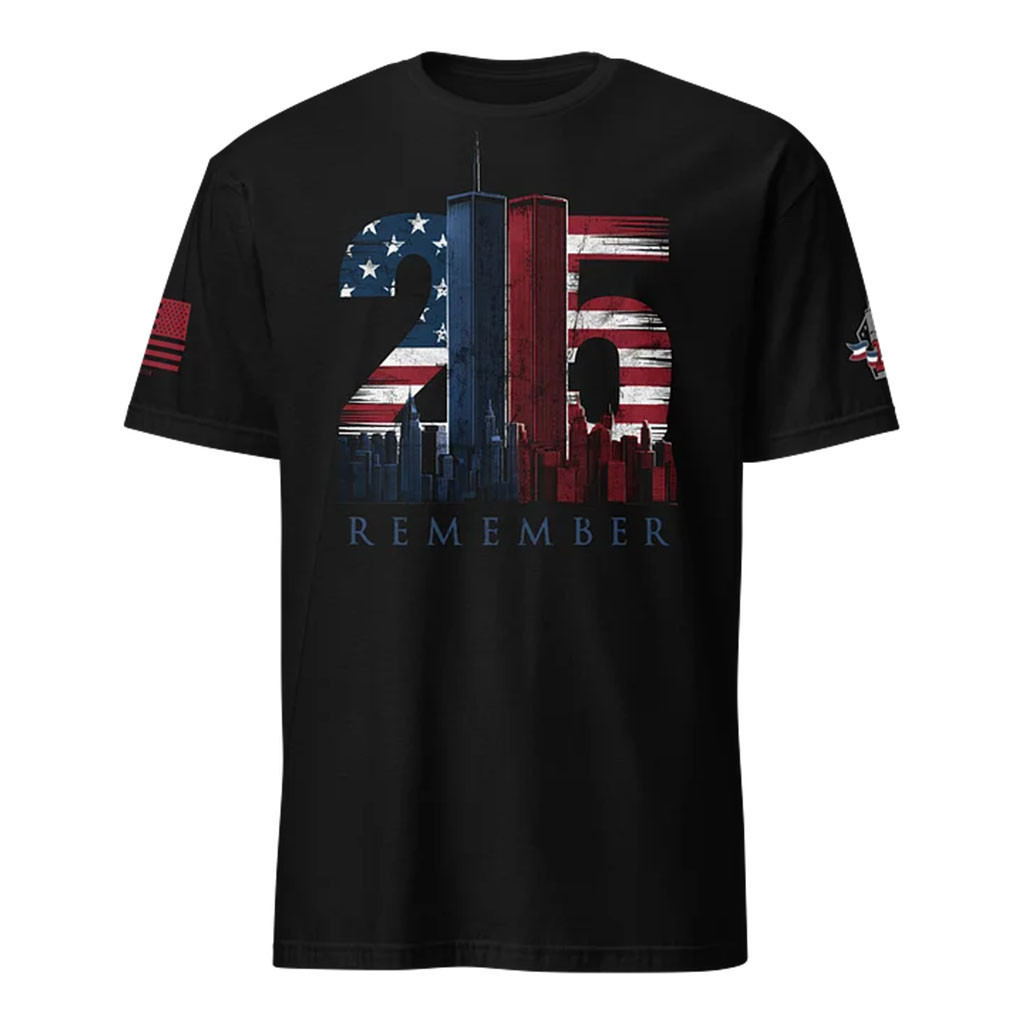1 Nation Design Merch 2026 9 11 25Th Anniversary Remember T-Shirt Never Forget Shirt Best Gifts - Kdjoy