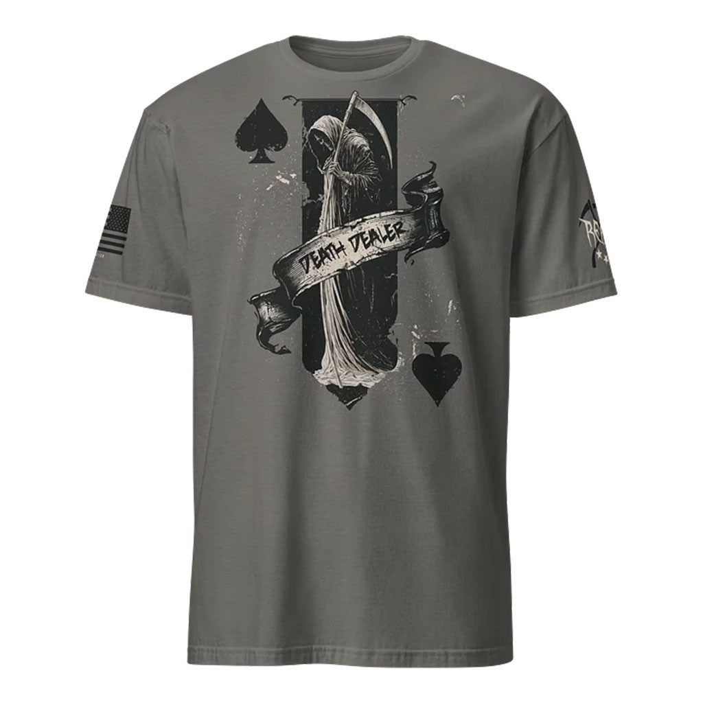 1 Nation Design Merch 2026 Death Dealer Reaper T-Shirt Unique Gifts For Husband - Kdjoy 1 Nation Design Merch 2026 Death Dealer Reaper T-Shirt Unique Gifts For Husband - Kdjoy