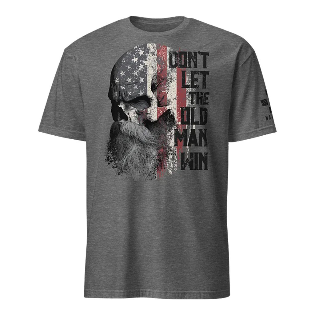 1 Nation Design Merch 2026 Dont Let The Old Man Win T-Shirt Unique Gifts For Dad - Kdjoy