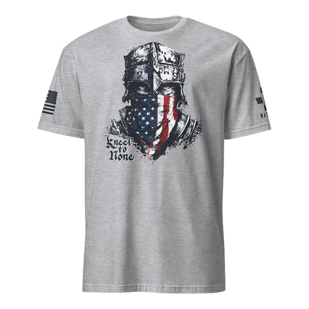 1 Nation Design Merch 2026 Kneel To None T-Shirt Gift Ideas For Veteran Dad - Kdjoy 1 Nation Design Merch 2026 Kneel To None T-Shirt Gift Ideas For Veteran Dad - Kdjoy
