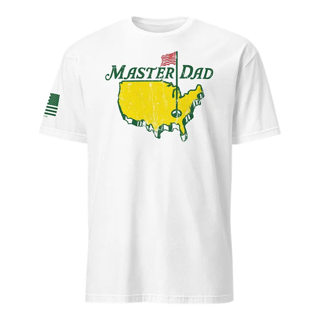 1 Nation Design Merch 2026 Master Dad T-Shirt Masters Inspired Shirt Gift For Golfer Dad - Kdjoy 1 Nation Design Merch 2026 Master Dad T-Shirt Masters Inspired Shirt Gift For Golfer Dad - Kdjoy