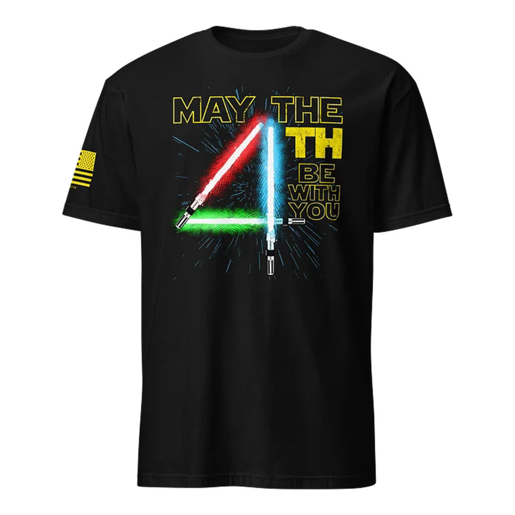 1 Nation Design Merch 2026 May The 4Th Be With You T-Shirt Star Wars Inspired Tee Stepdad Gift - Kdjoy 1 Nation Design Merch 2026 May The 4Th Be With You T-Shirt Star Wars Inspired Tee Stepdad Gift - Kdjoy