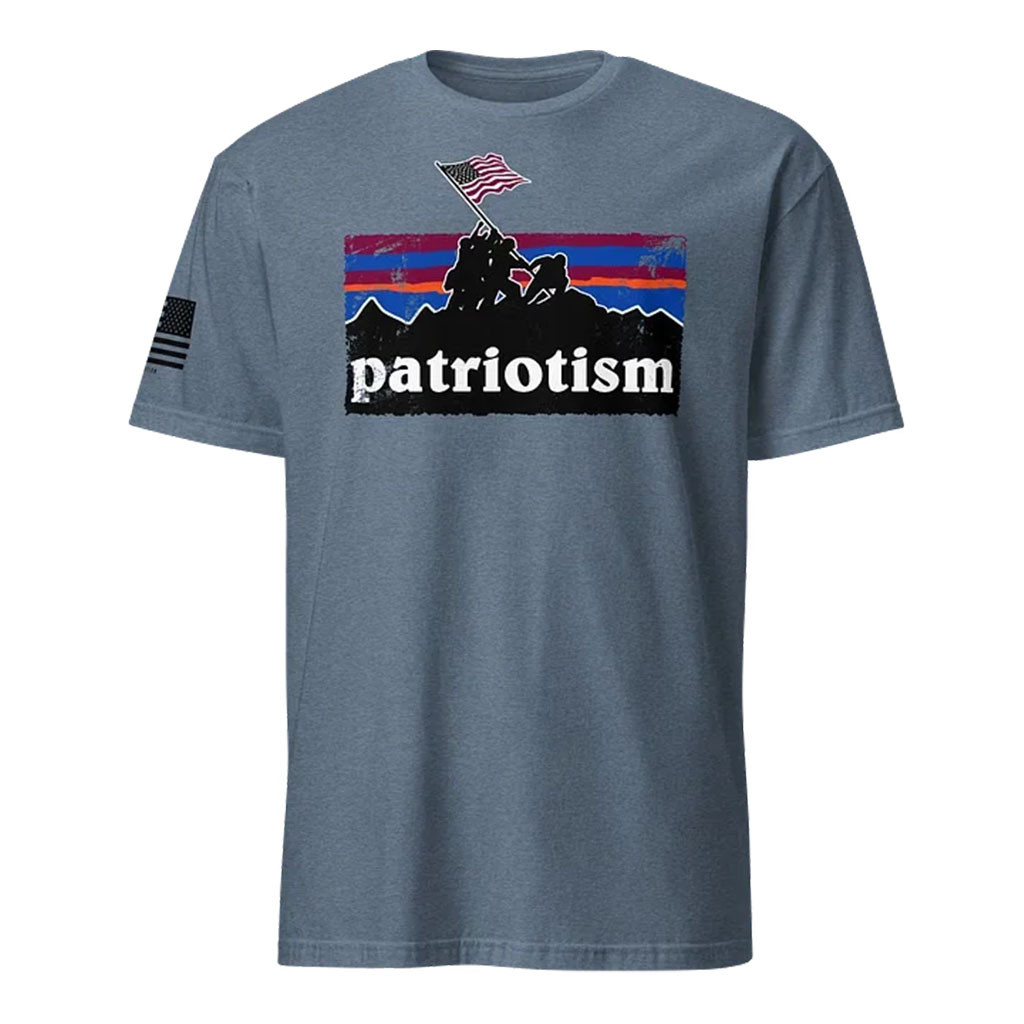 1 Nation Design Merch 2026 Patriotism T-Shirt Iwo Jima Shirt Gift Ideas For Veteran - Kdjoy 1 Nation Design Merch 2026 Patriotism T-Shirt Iwo Jima Shirt Gift Ideas For Veteran - Kdjoy