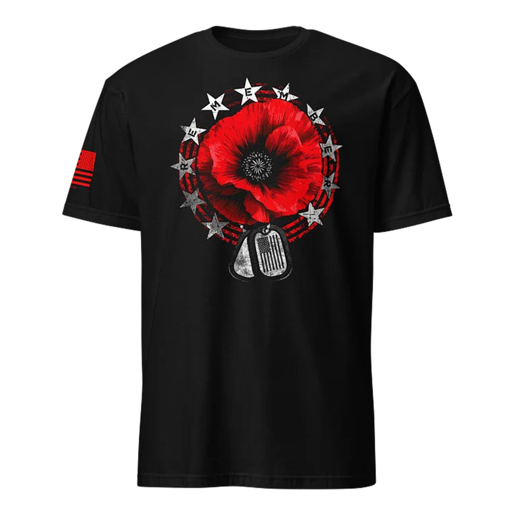 1 Nation Design Merch 2026 Remember Poppy Edition Shirt Veteran Day Apparel Gift For Patriots - Kdjoy 1 Nation Design Merch 2026 Remember Poppy Edition Shirt Veteran Day Apparel Gift For Patriots - Kdjoy
