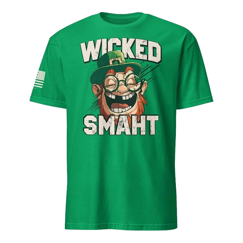 1 Nation Design Merch 2026 Wicked Smaht T-Shirt Patrick's Day Apparel Gift Ideas For Him Ireland - Kdjoy 1 Nation Design Merch 2026 Wicked Smaht T-Shirt Patrick's Day Apparel Gift Ideas For Him Ireland - Kdjoy