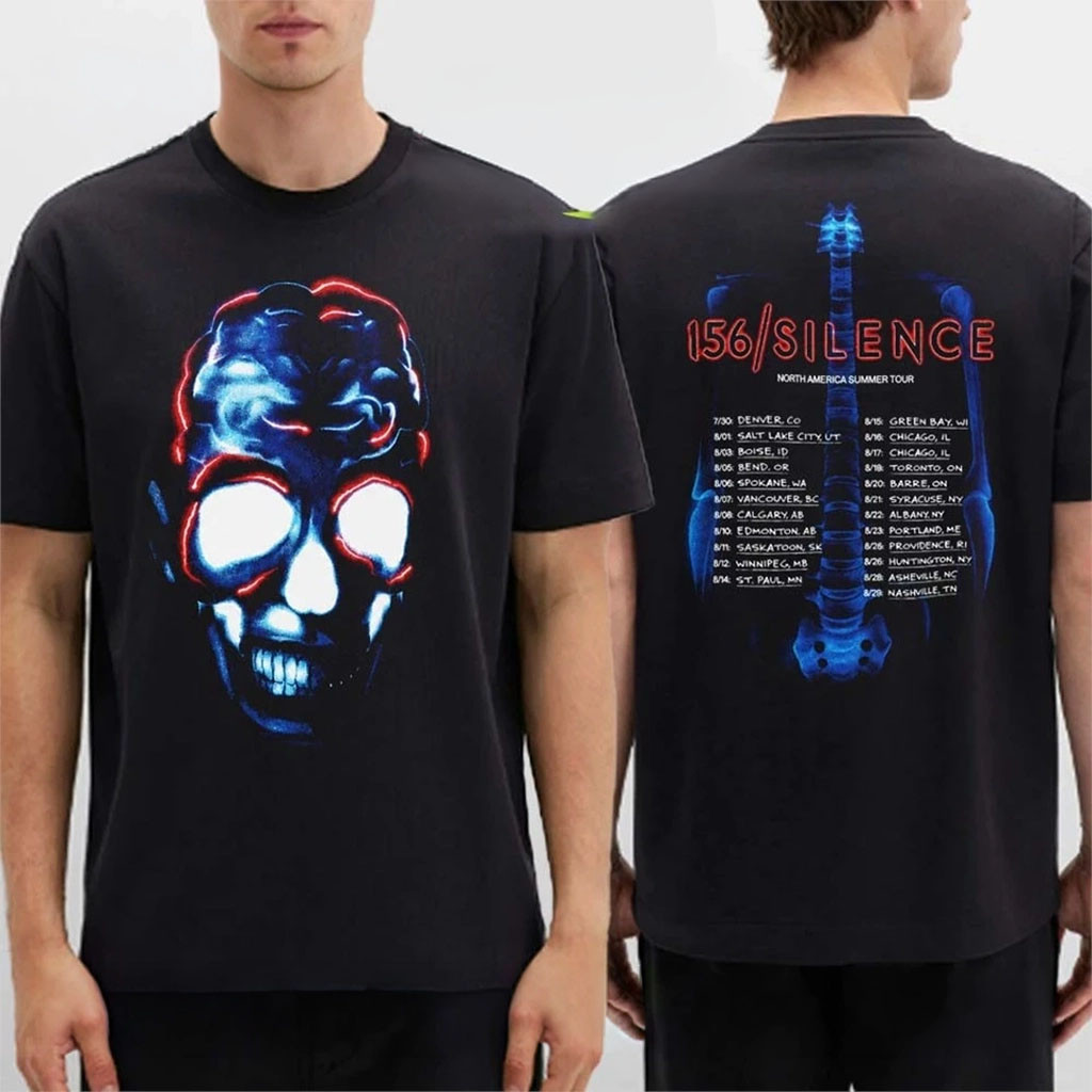 156 Silence North America Summer Tour 2026 T-Shirt 156 Silence Merch Present For Band Fans - Kdjoy