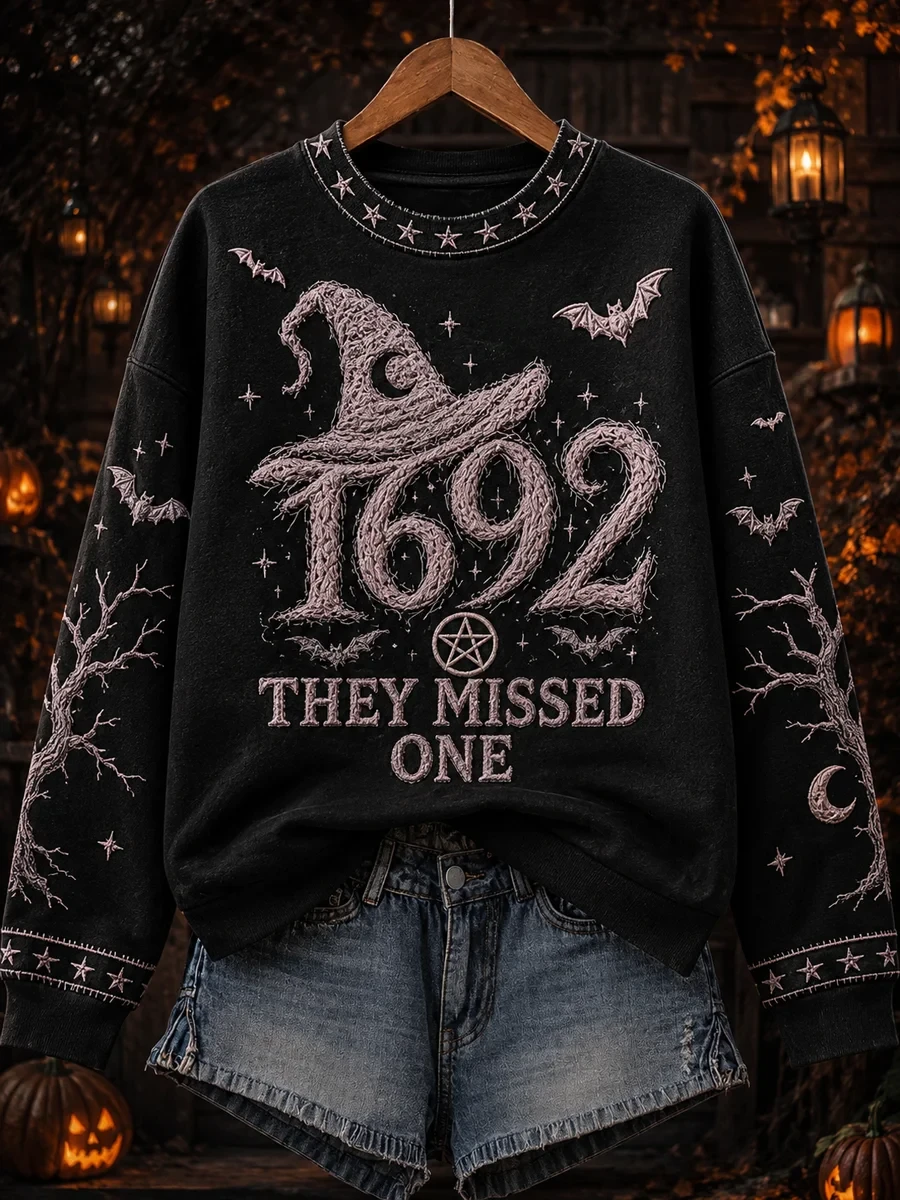 162 They Messed One Sweatshirt Ladies Halloween Clothes Apparel Gift For Bestie - Kdjoy