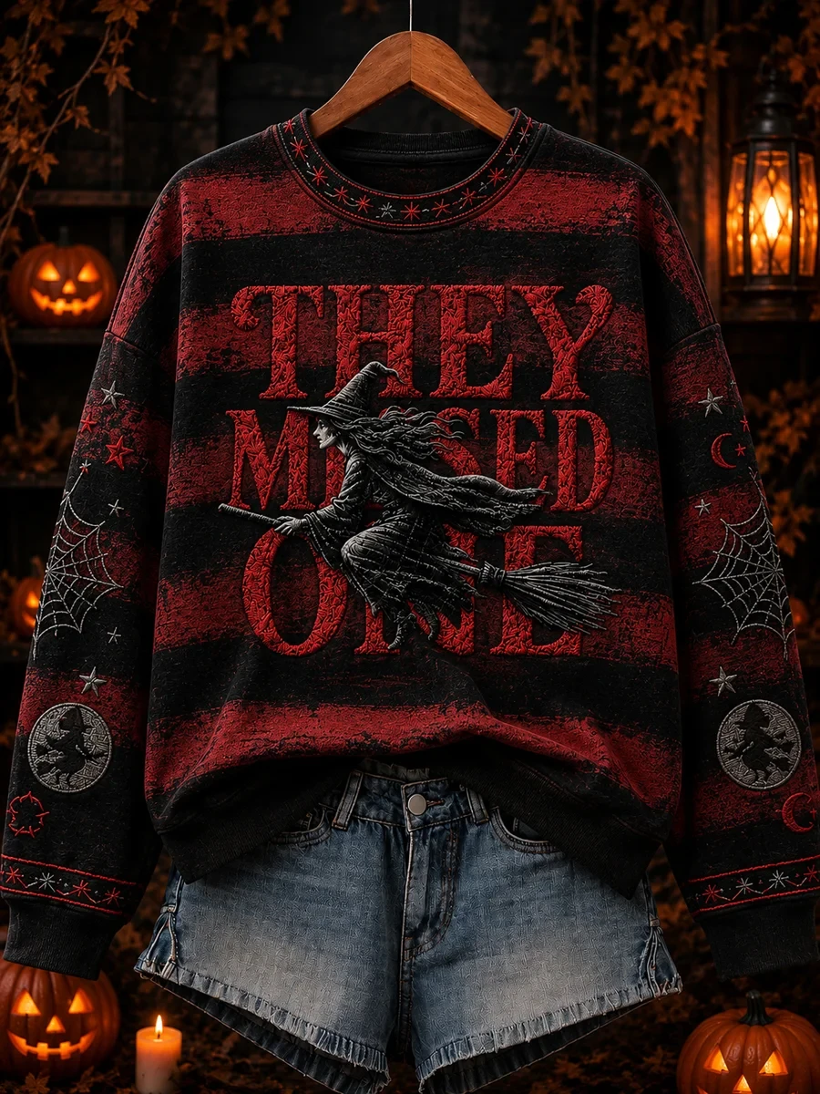 162 They Messed One Sweatshirt Ladies Halloween Clothes Apparel Gift For Friends - Kdjoy