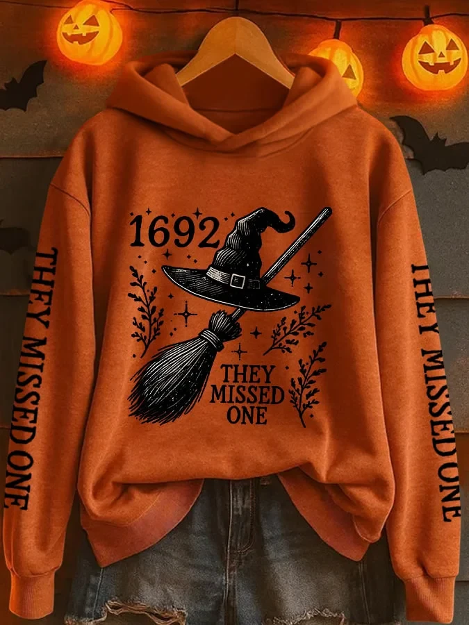 1692 They Missed One Hoodie Halloween Graphic Clothing Gift For Autumn Lovers - Kdjoy