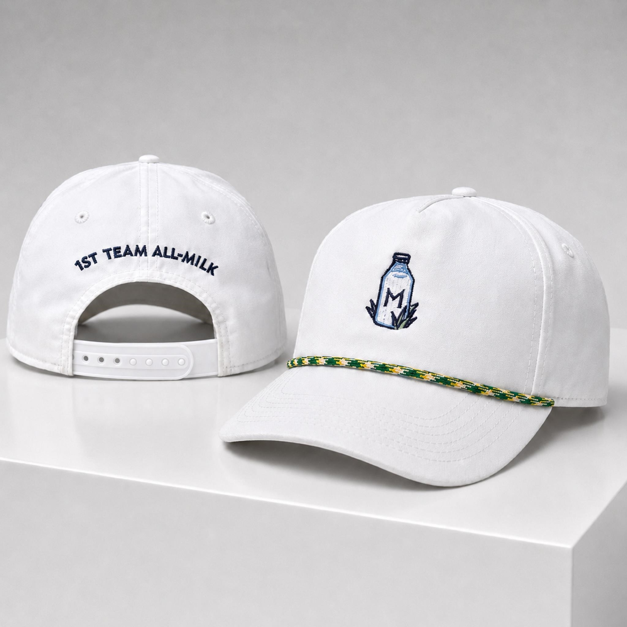 1st Team All Milk 2026 Hat Embroidered Merion Golf Club Merch Gifts For Golfers - Kdjoy