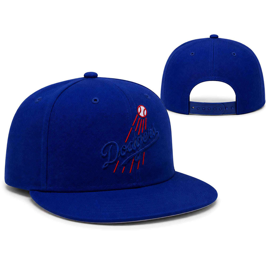 2026 Allen Iverson LA Dodgers Snapback Hat Embroidered Dodgers Merch Gifts For Baseball Fans - Kdjoy