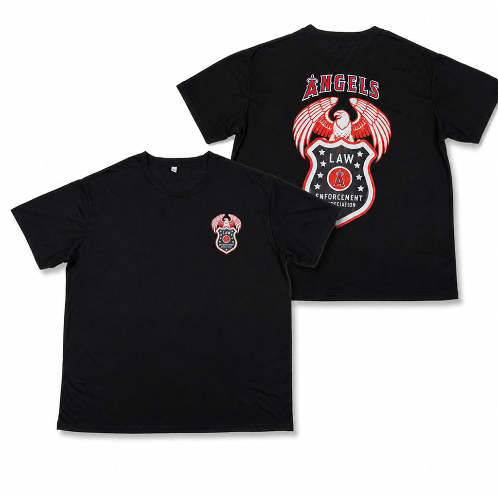 2026 Angels Law Enforcement Appreciation Night Shirt Los Angeles Angels Merch Fans Gifts - Kdjoy