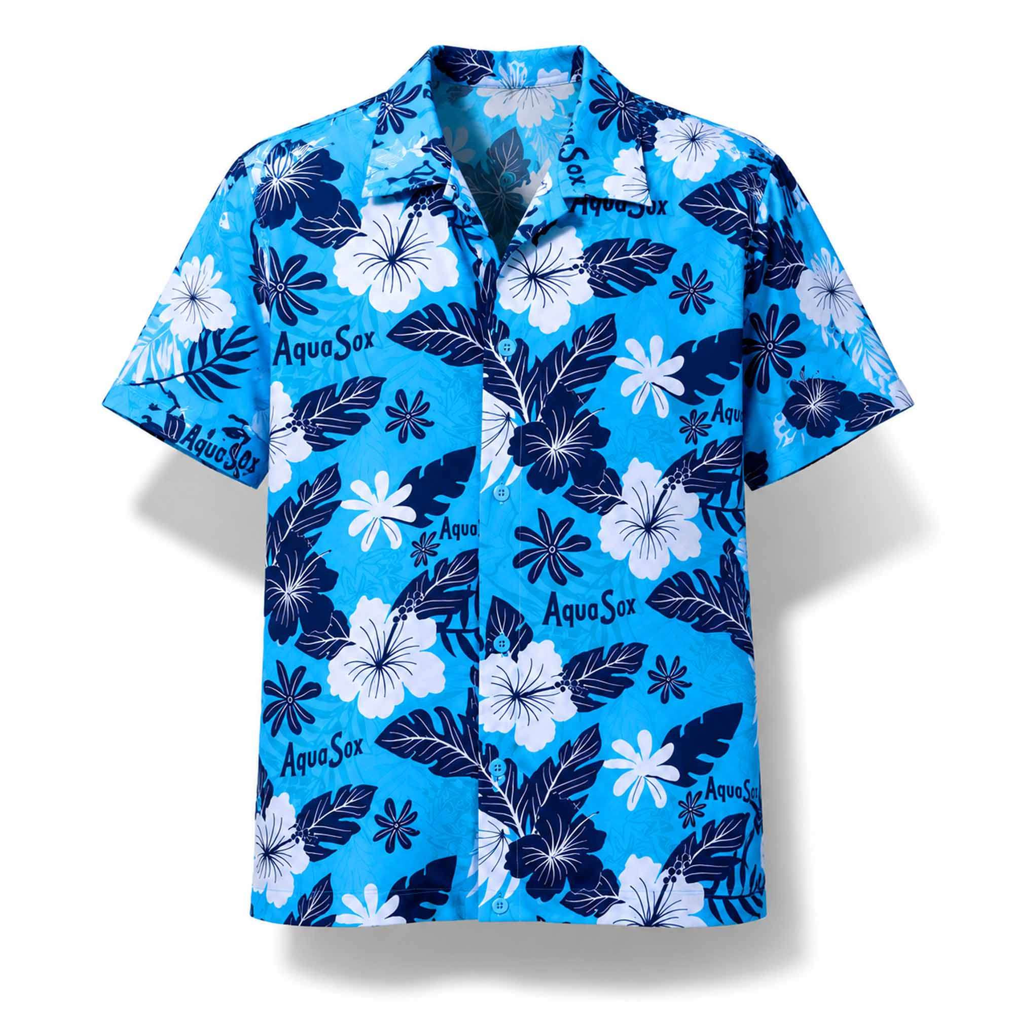 2026 AquaSox Margaritaville Night Hawaiian Shirt Tropical Themed Everett AquaSox Merch Gifts - Kdjoy