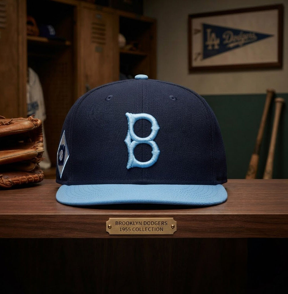 2026 Brooklyn Dodgers B Hat Embroidered Dodgers Merch Present For Baseball Fans