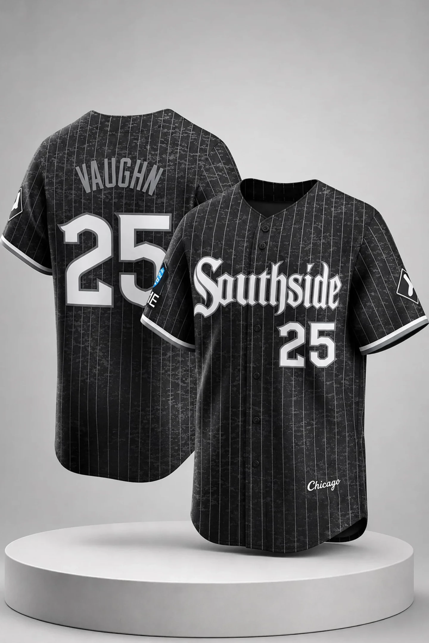 2026 Chicago White Sox Southside Uniforms Jersey Vaughn #25 White Sox Merch Fans Gifts - Kdjoy 2026 Chicago White Sox Southside Uniforms Jersey Vaughn #25 White Sox Merch Fans Gifts - Kdjoy