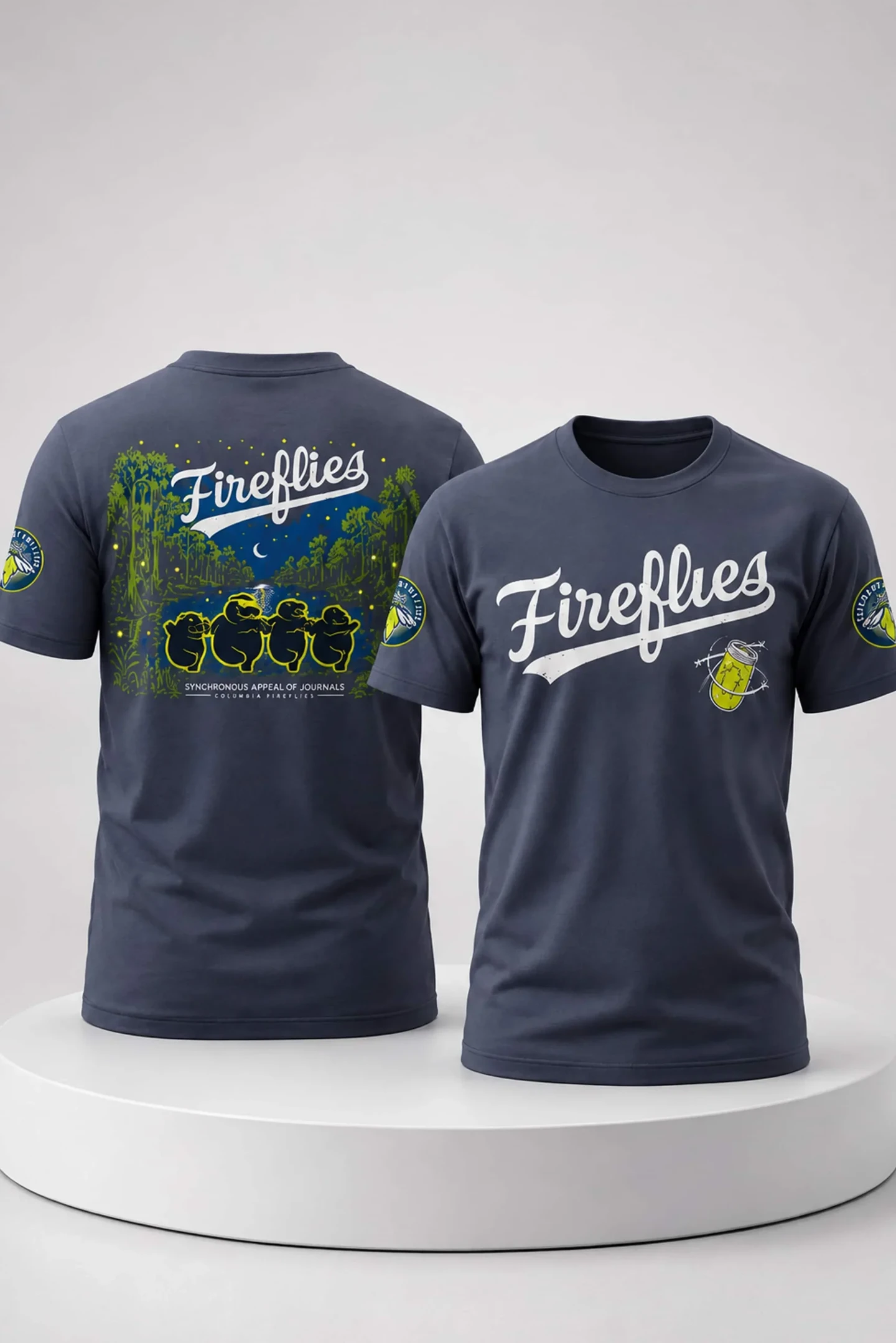 2026 Columbia Fireflies X Synchronized Hippos Shirt Fireflies Merch Present For Baseball Fans - Kdjoy