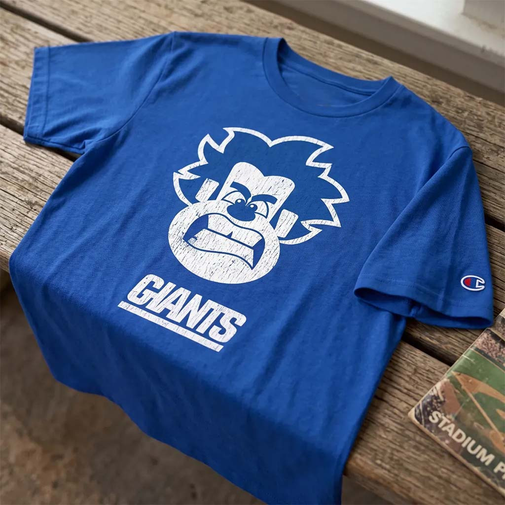2026 D Football Collab Merch Wreck-It Ralph New York Giants Champion T-Shirt Brothers Gifts - Kdjoy 2026 D Football Collab Merch Wreck-It Ralph New York Giants Champion T-Shirt Brothers Gifts - Kdjoy