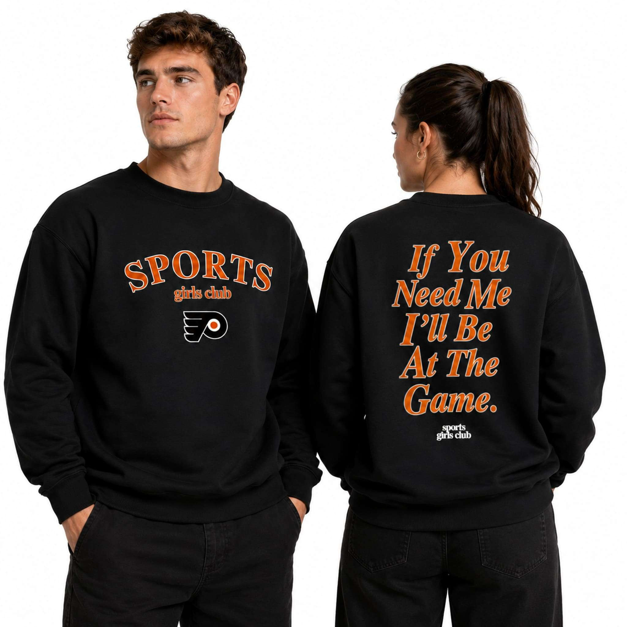 2026 Flyers If You Need Me I'll Be At The Game Sweatshirt Philadelphia Flyers Merch Fan Gear - Kdjoy
