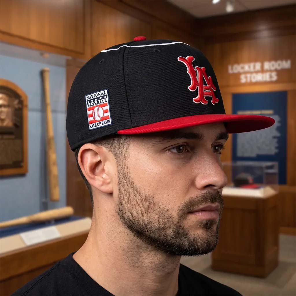 2026 LA Angels Halo Baseball Hall Of Fame Embroidered Snapback Hat LA Angels Merch Gift For Fan - Kdjoy