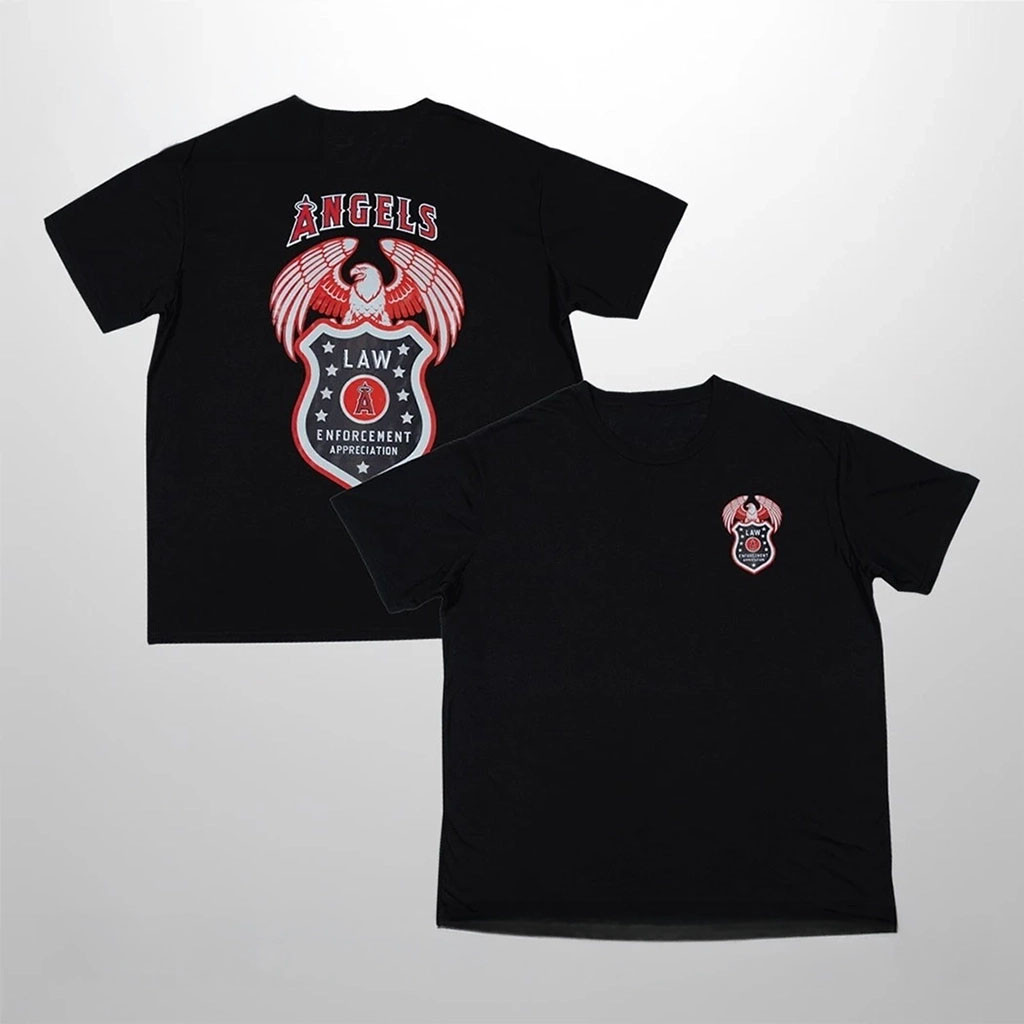 2026 Los Angeles Angels Law Enforcement Appreciation Night Shirt LA Angels Merch Dad Gifts - Kdjoy