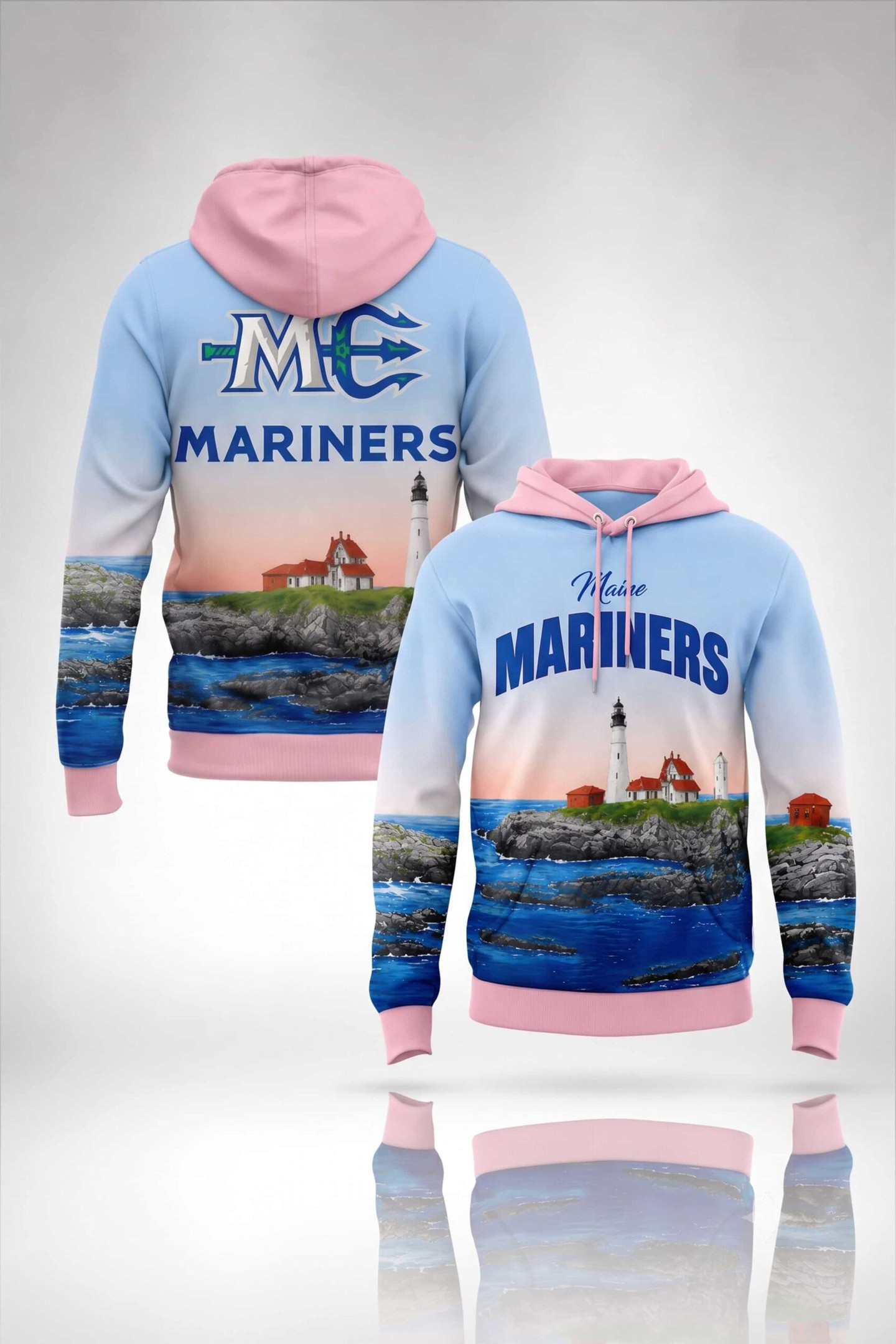2026 Maine Mariners Summer Series Hoodie Maine Mariners Merch Baseball Lover Gift Ideas - Kdjoy