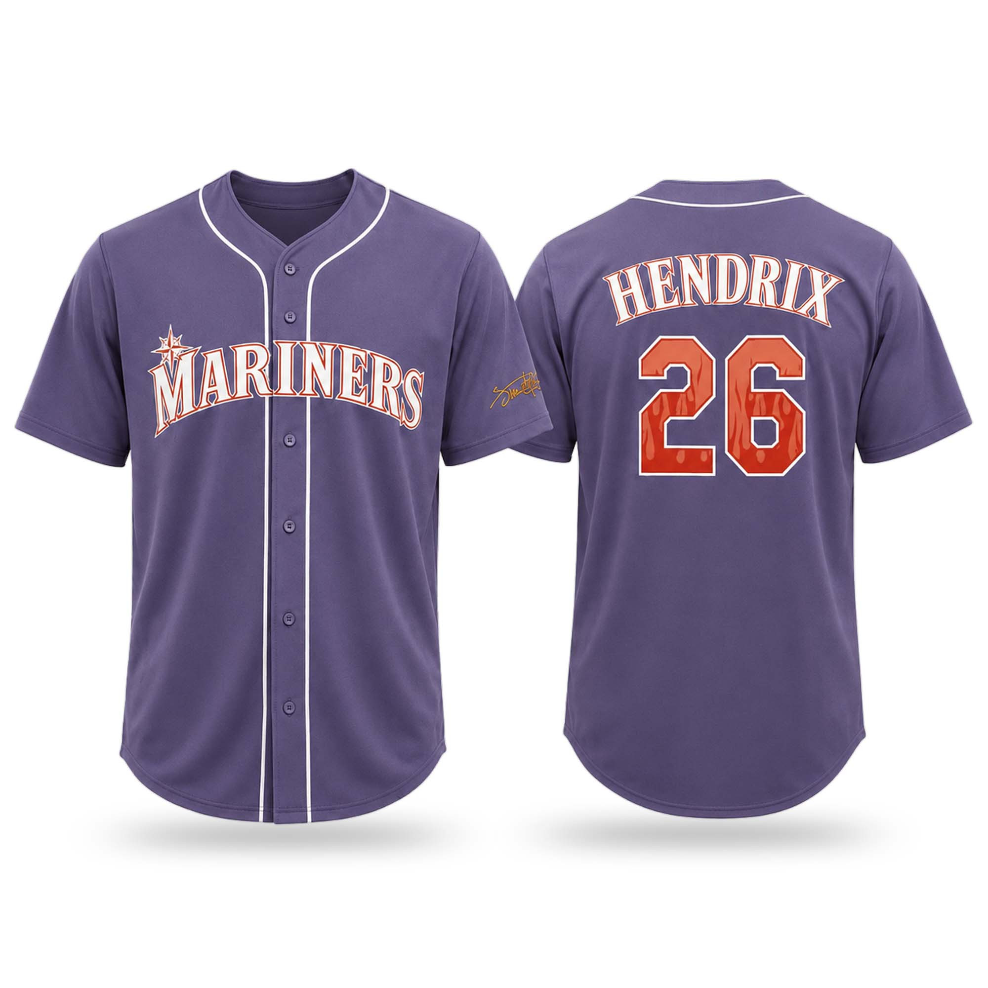 2026 Mariners Jimi Hendrix Night Jersey Mariners Merch Best Gifts For Baseball Fans - Kdjoy 2026 Mariners Jimi Hendrix Night Jersey Mariners Merch Best Gifts For Baseball Fans - Kdjoy