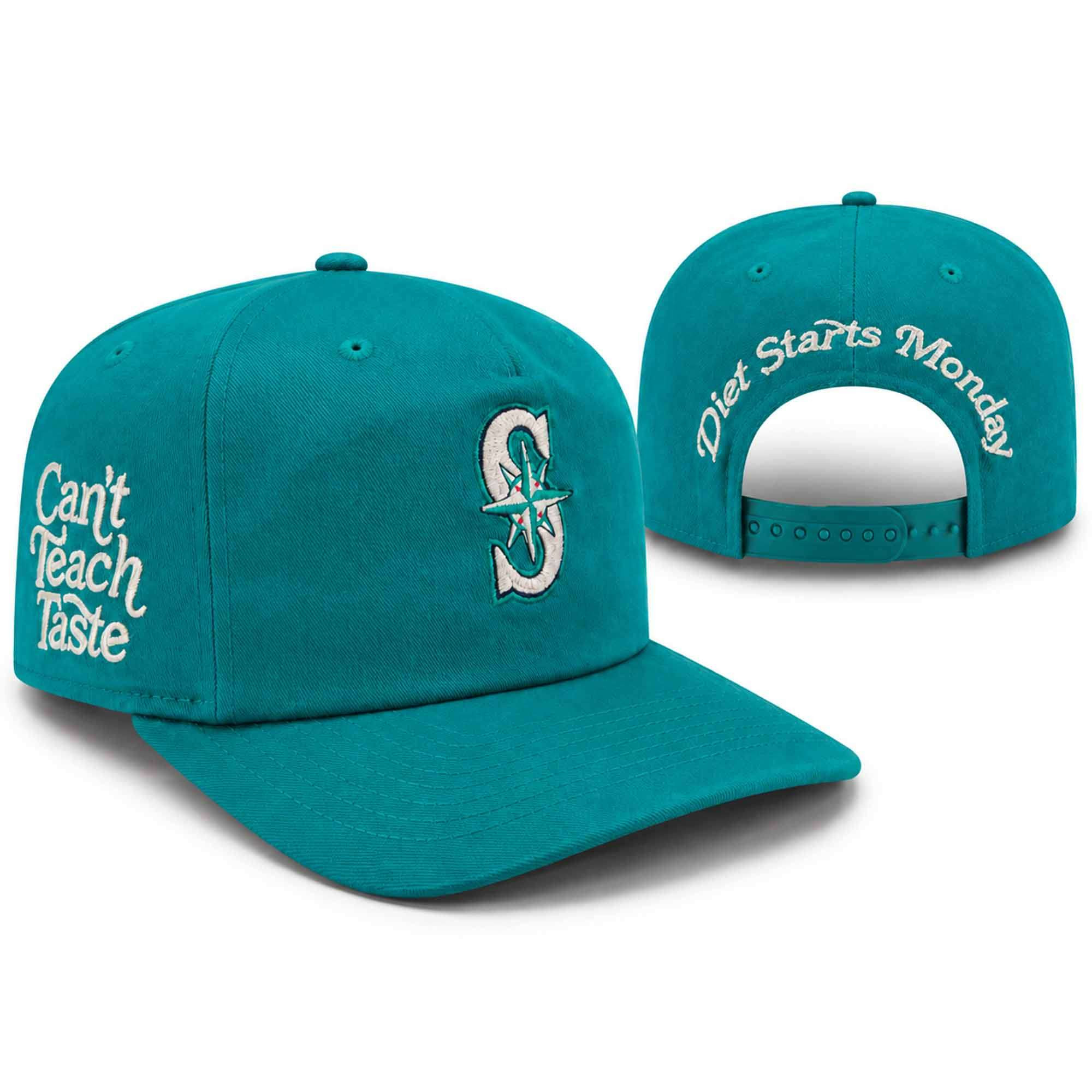 2026 Mariners The Diet Starts Monday Hat Embroidered Can't Teach Taste Seattle Mariners Merch - Kdjoy