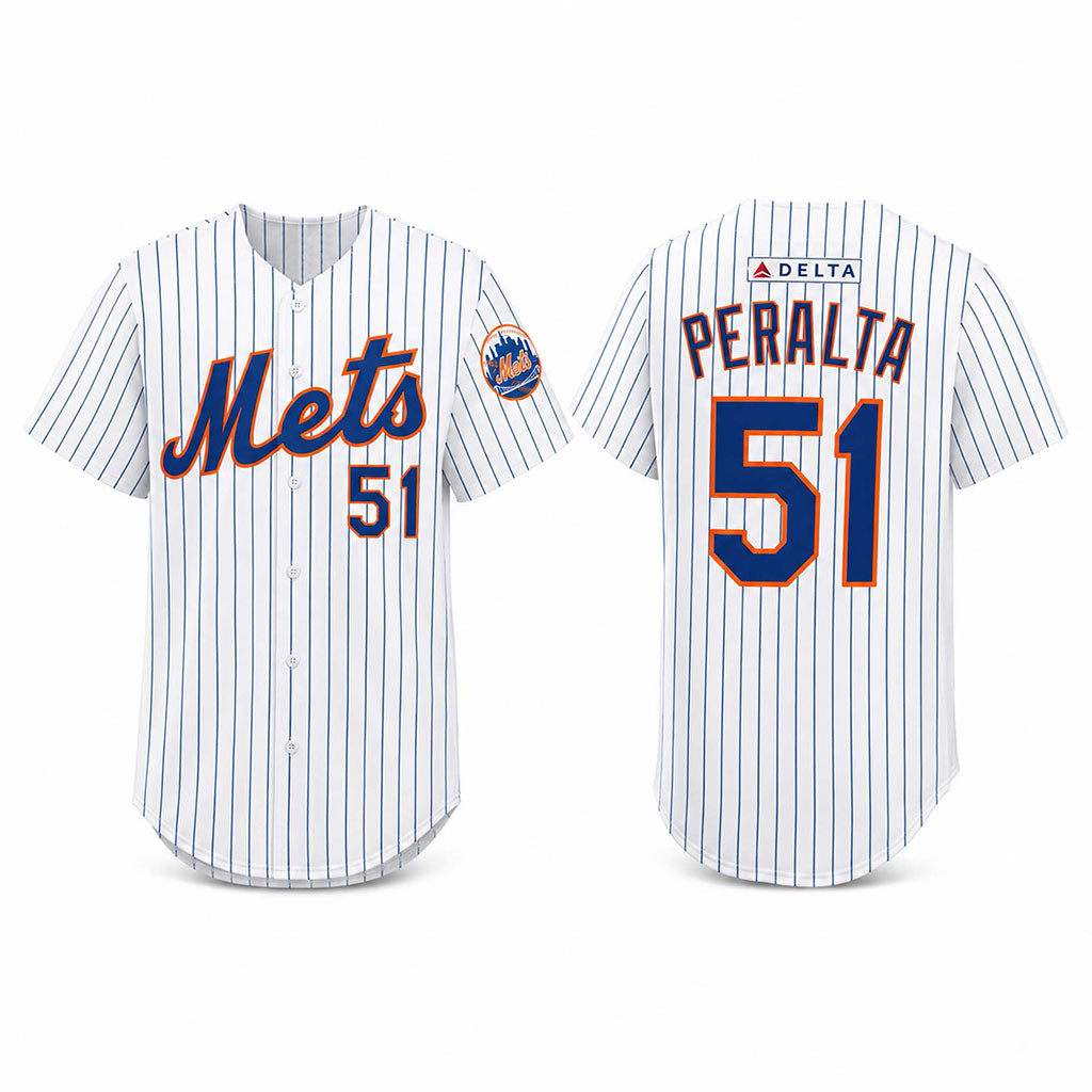 2026 Mets Freddy Peralta Number 51 Jersey NY Mets Merch Presents For Baseball Fans - Kdjoy