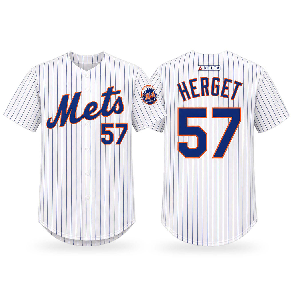 2026 Mets Kevin Herget #57 Jersey NY Mets Merch Baseball Enthusiast Gifts - Kdjoy