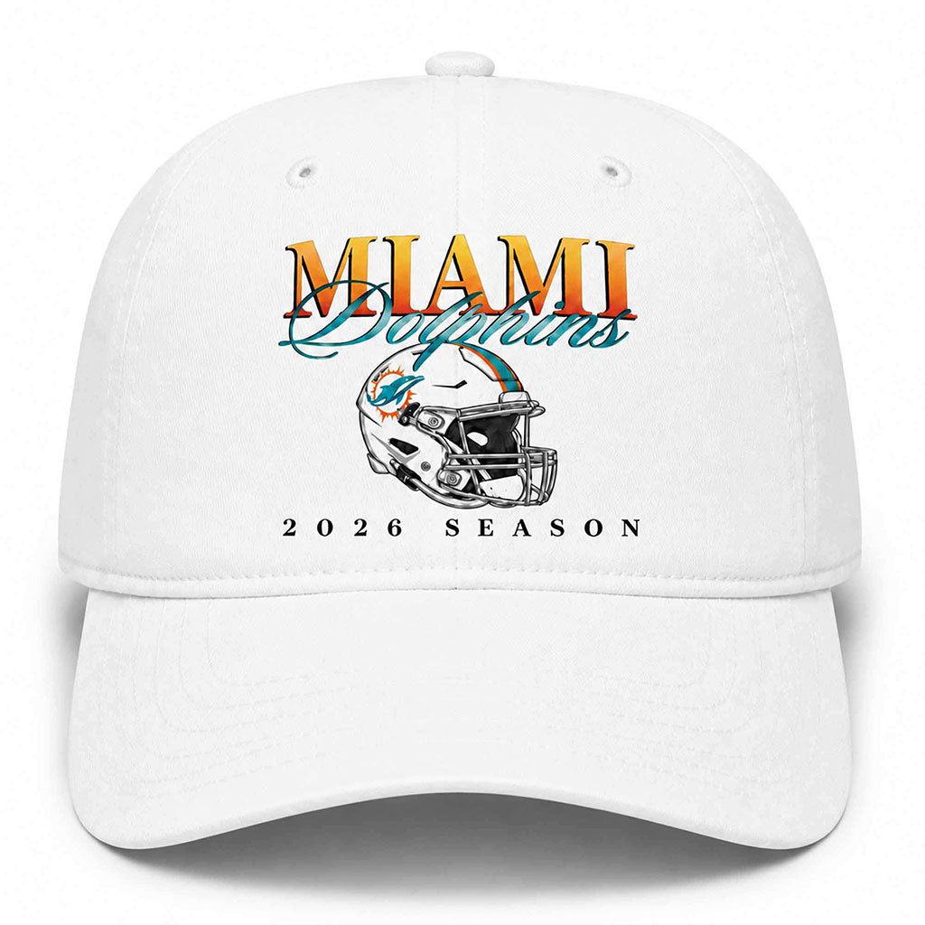 2026 Miami Dolphins Season Hat Dolphins Merch Presents For Football Fans - Kdjoy