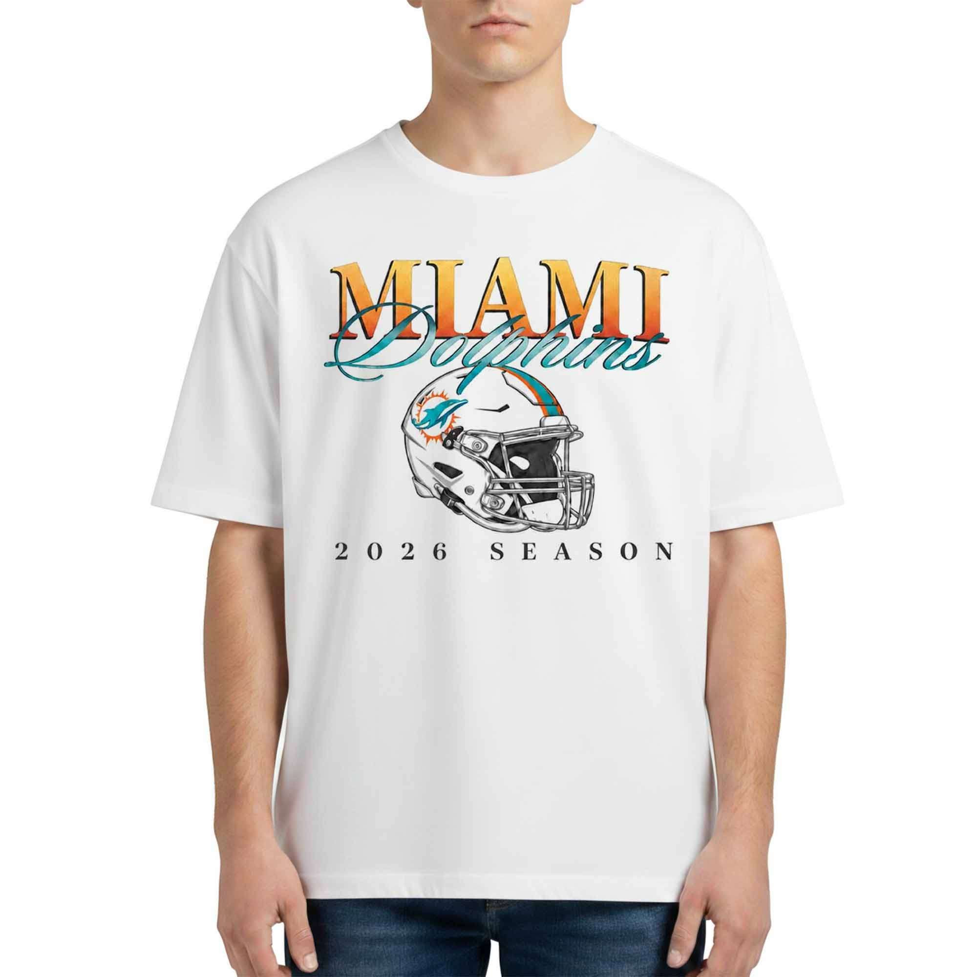2026 Miami Dolphins Season T-Shirt Dolphins Merch Best Gifts For Football Fans - Kdjoy