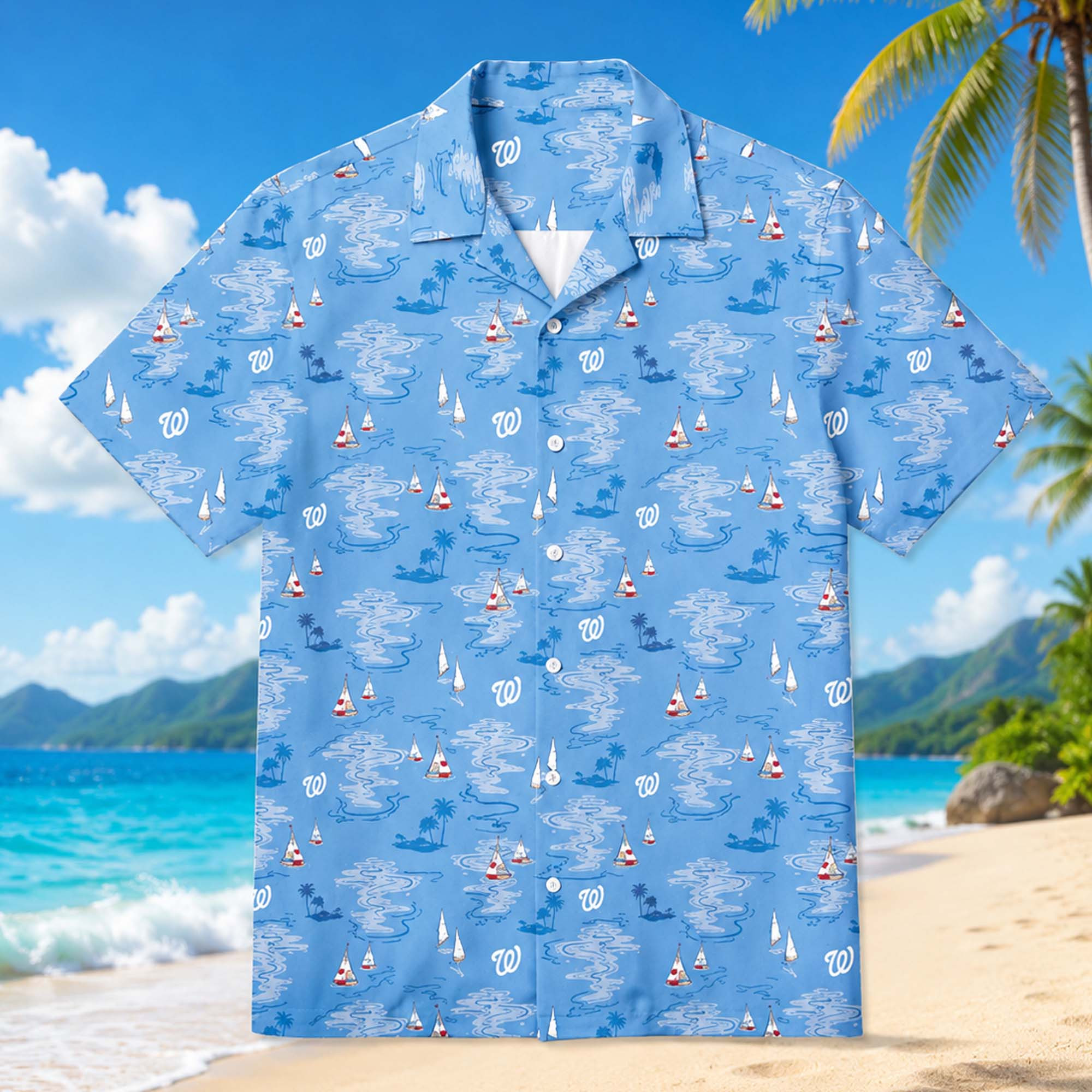 2026 Nationals Hawaiian Shirt Washington Nationals Merch Aloha Shirt Summer Gifts For Fans - Kdjoy 2026 Nationals Hawaiian Shirt Washington Nationals Merch Aloha Shirt Summer Gifts For Fans - Kdjoy