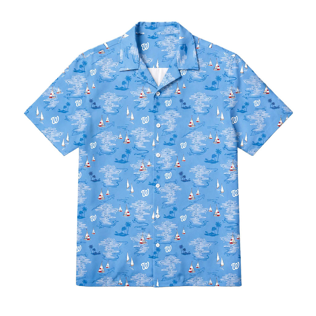 2026 Nationals Hawaiian Shirt Washington Nationals Merch Summer Gifts For Baseball Fans