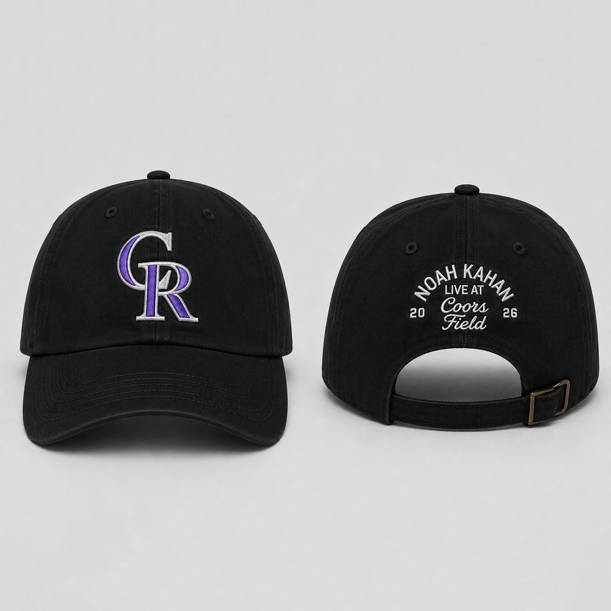 2026 Noah Kahan Rockies Coors Field Hat Embroidered Noah Kahan Tour Merch Gift For Music Fans - Kdjoy