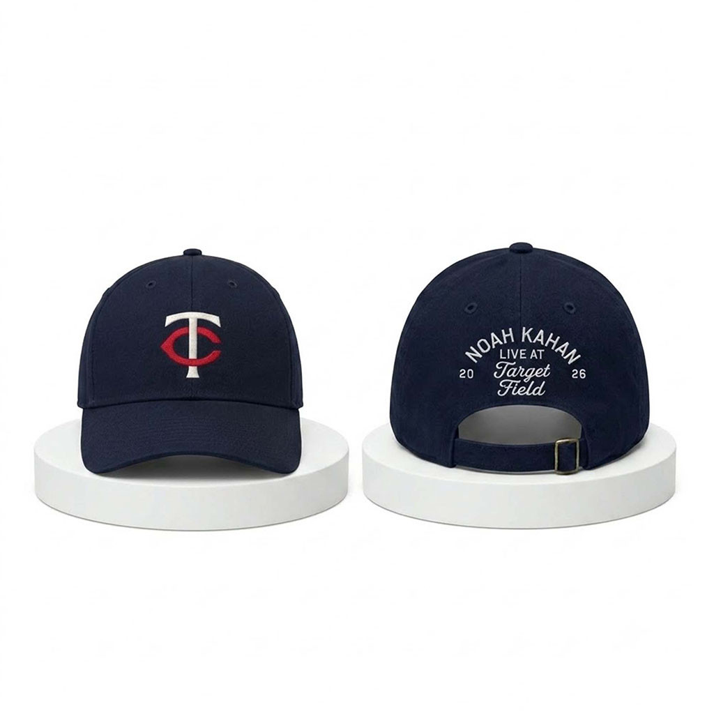 2026 Noah Kahan x Minnesota Twins Live At Target Field Hat Embroidered Noah Kahan Merch Fan Gift - Kdjoy