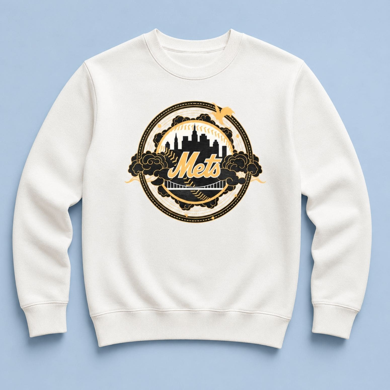 2026 NY Mets Fourth Wing Night Sweatshirt New York Mets Merch Present for Baseball Lovers - Kdjoy 2026 NY Mets Fourth Wing Night Sweatshirt New York Mets Merch Present for Baseball Lovers - Kdjoy