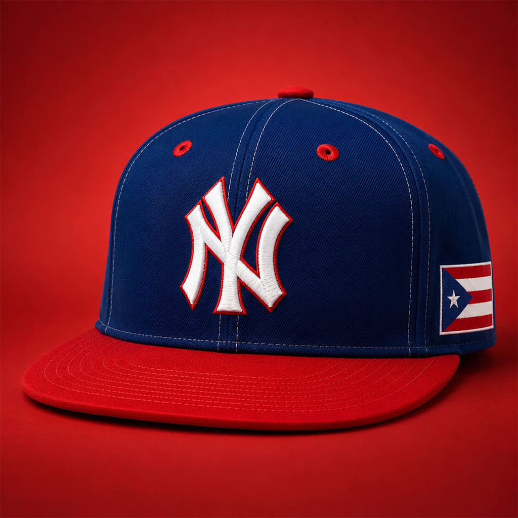 2026 NY Yankee Puerto Rican Heritage Snapback Hat Embroidered Yankees Merch Fans Gifts - Kdjoy