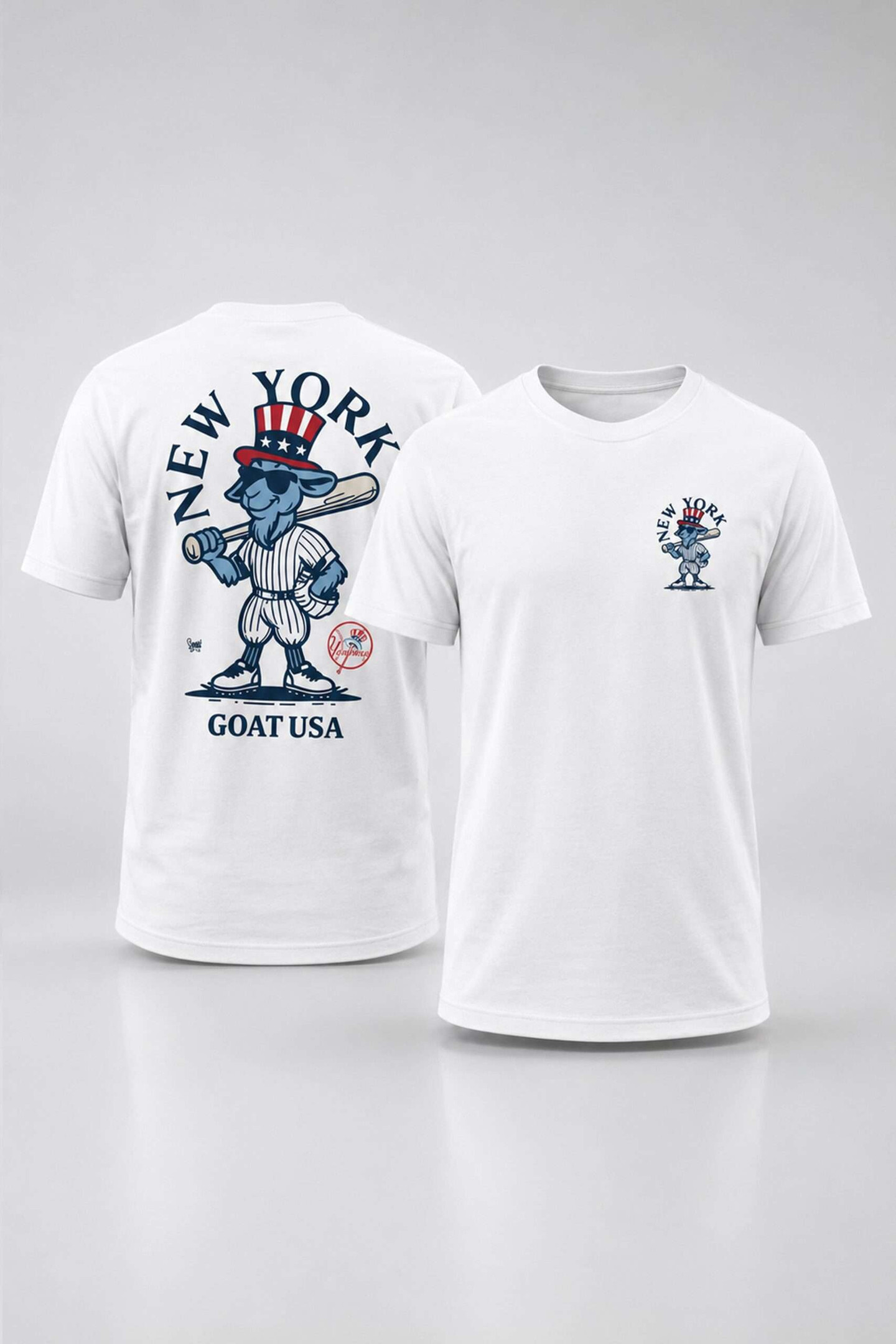 2026 NY Yankees Goat USA Shirt New York Yankees Merch Unique Gifts For Baseball Fans - Kdjoy