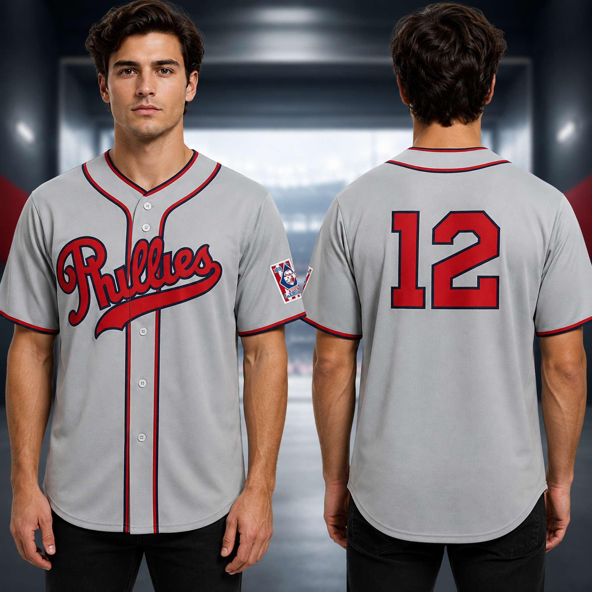 2026 Philadelphia Phillies #12 Gray Field Of Dreams Stadium Jersey Phillies Merch Gifts For Fan - Kdjoy