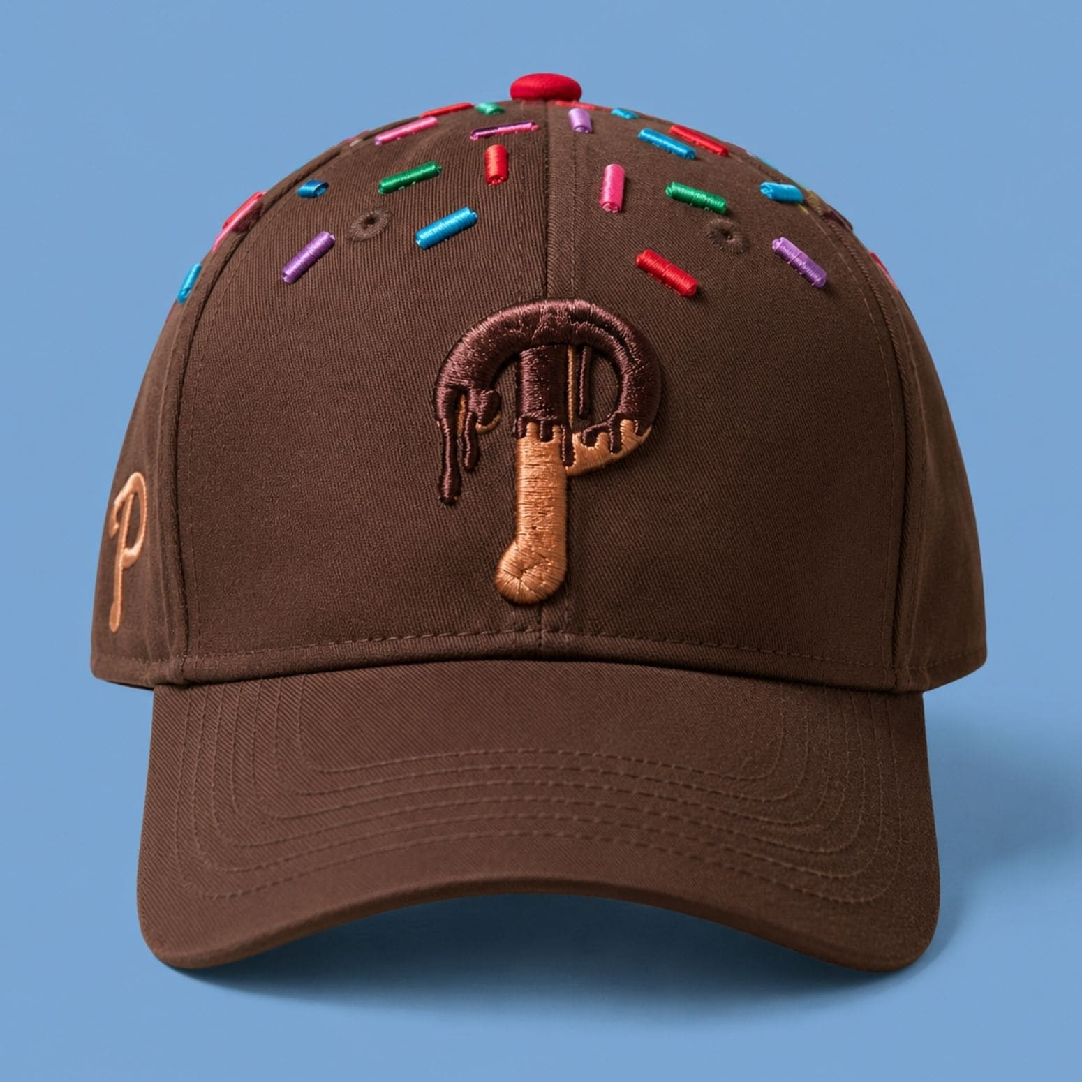 2026 Phillies Ice Cream Embroidered Hat Phillies Merch Summer Gift For Baseball Fans - Kdjoy