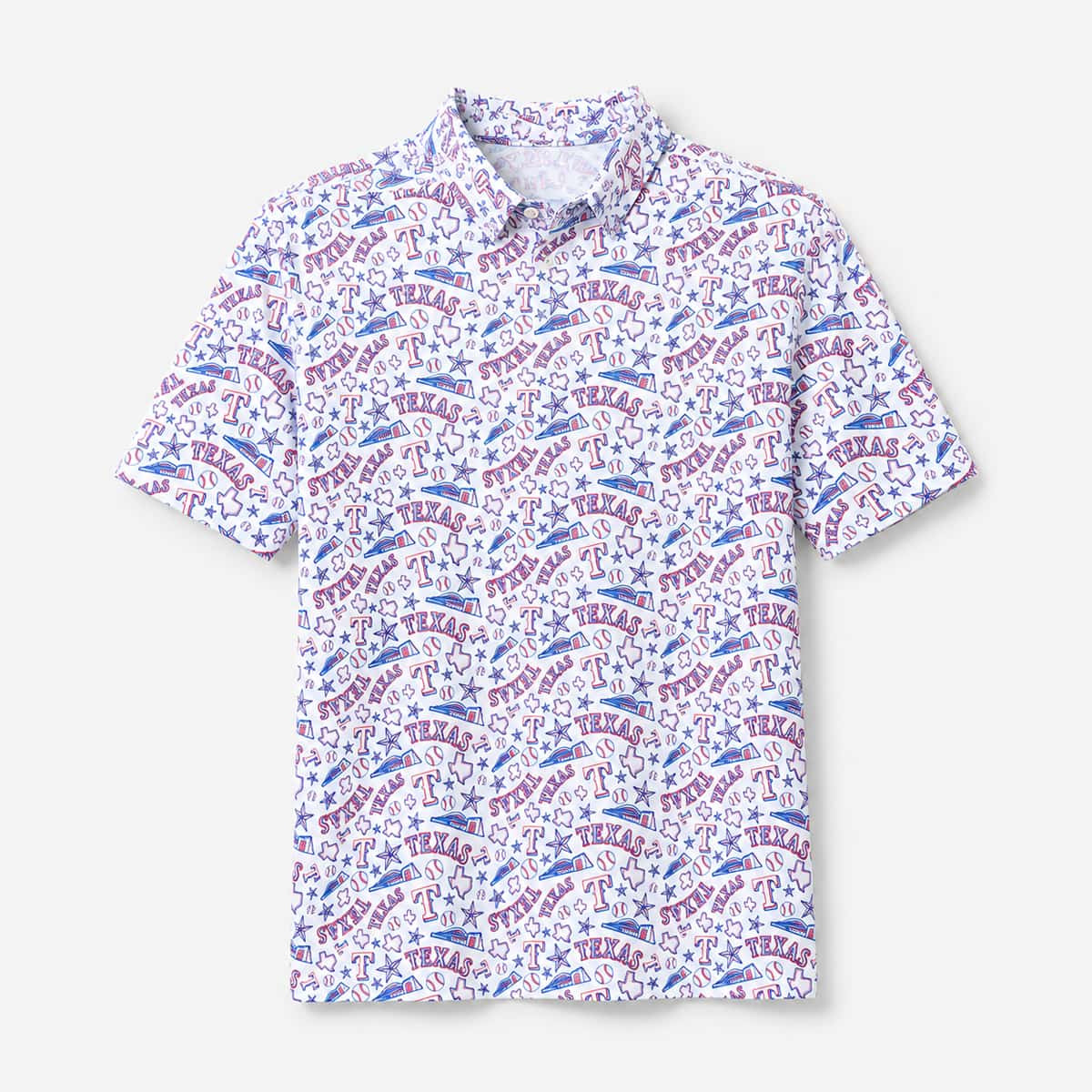2026 Rangers Golf Polo Shirt Texas Rangers Merch Game Day Gift For Baseball Lovers - Kdjoy