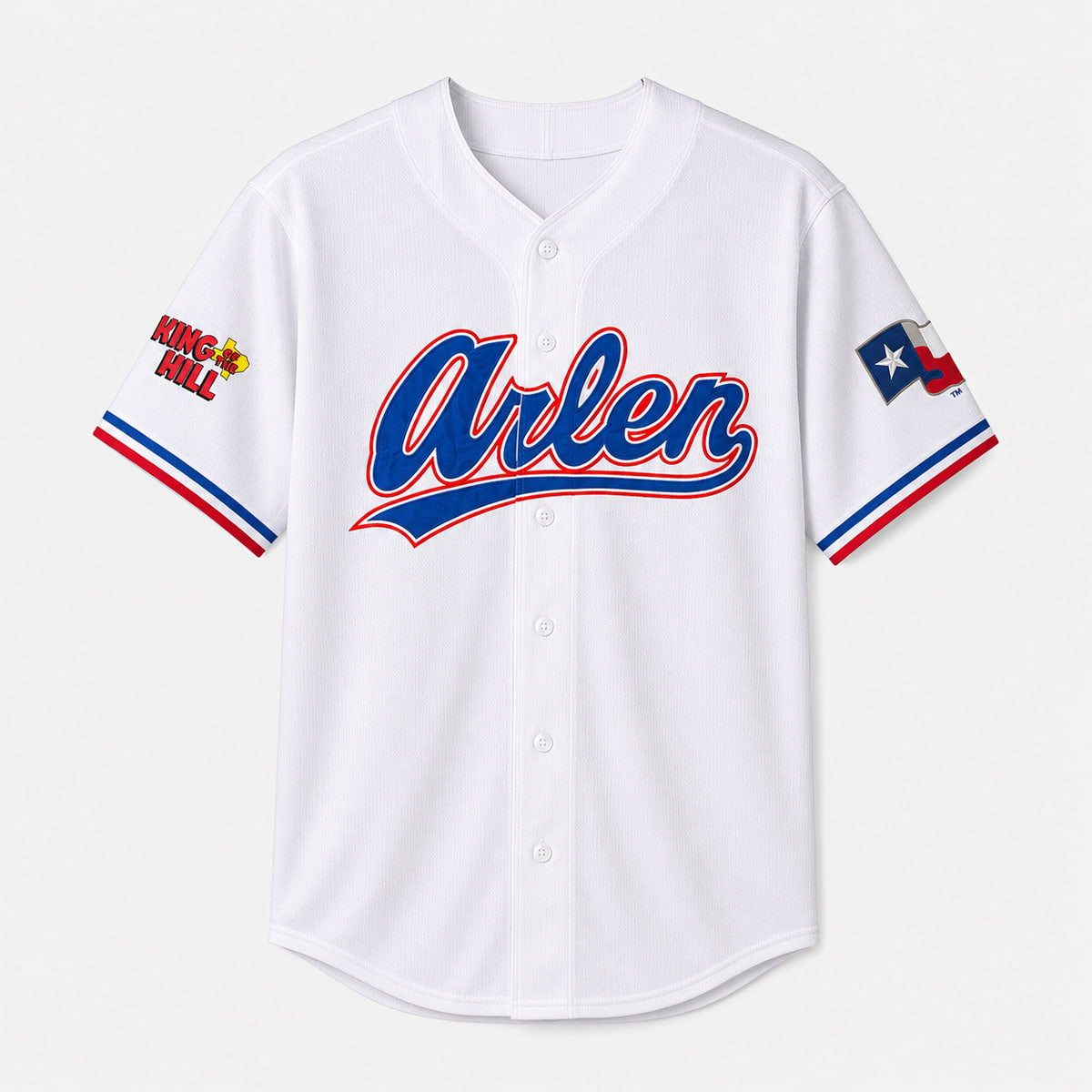 2026 Rangers King Of The Hill Jersey Texas Rangers Merch Best Gifts For Baseball Lovers - Kdjoy 2026 Rangers King Of The Hill Jersey Texas Rangers Merch Best Gifts For Baseball Lovers - Kdjoy