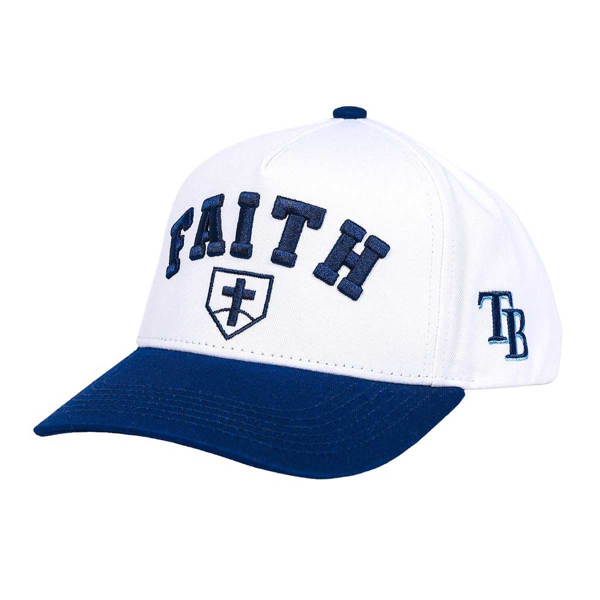 2026 Rays Christian Faith Hat Embroidered Tampa Bay Rays Merch Religious Cap Gift For Dad - Kdjoy