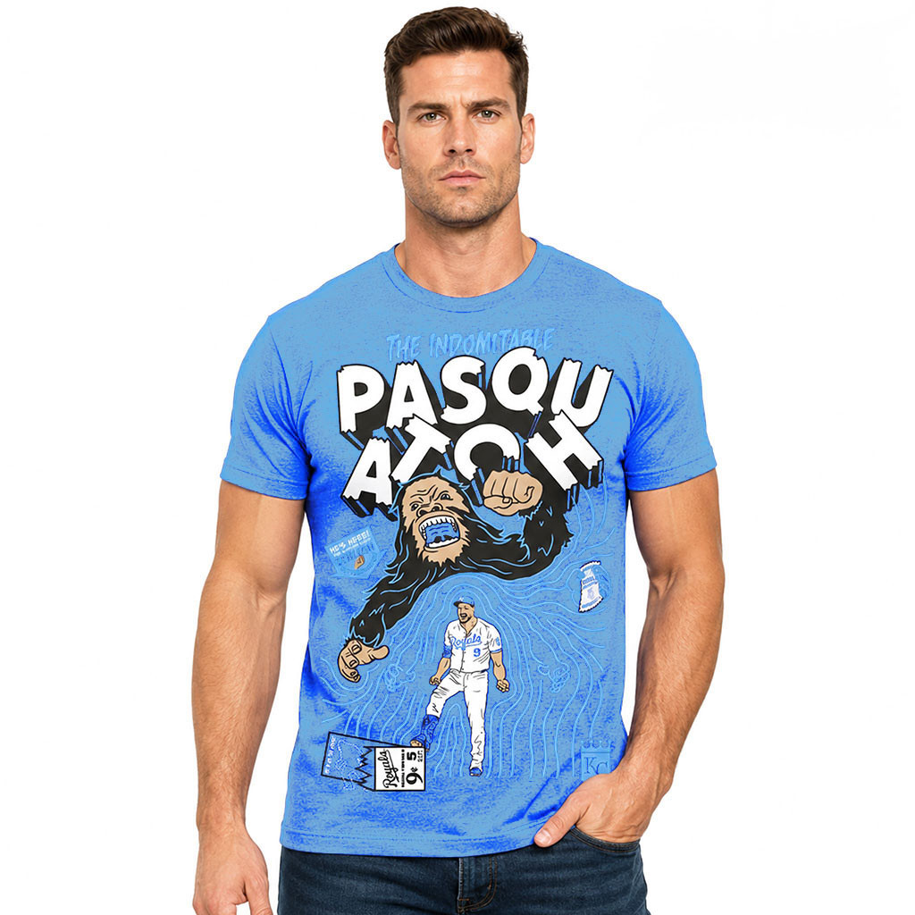 2026 Royals The Indomitable Pasquatch T-Shirt KC Royals Merch Present For Baseball Fans - Kdjoy