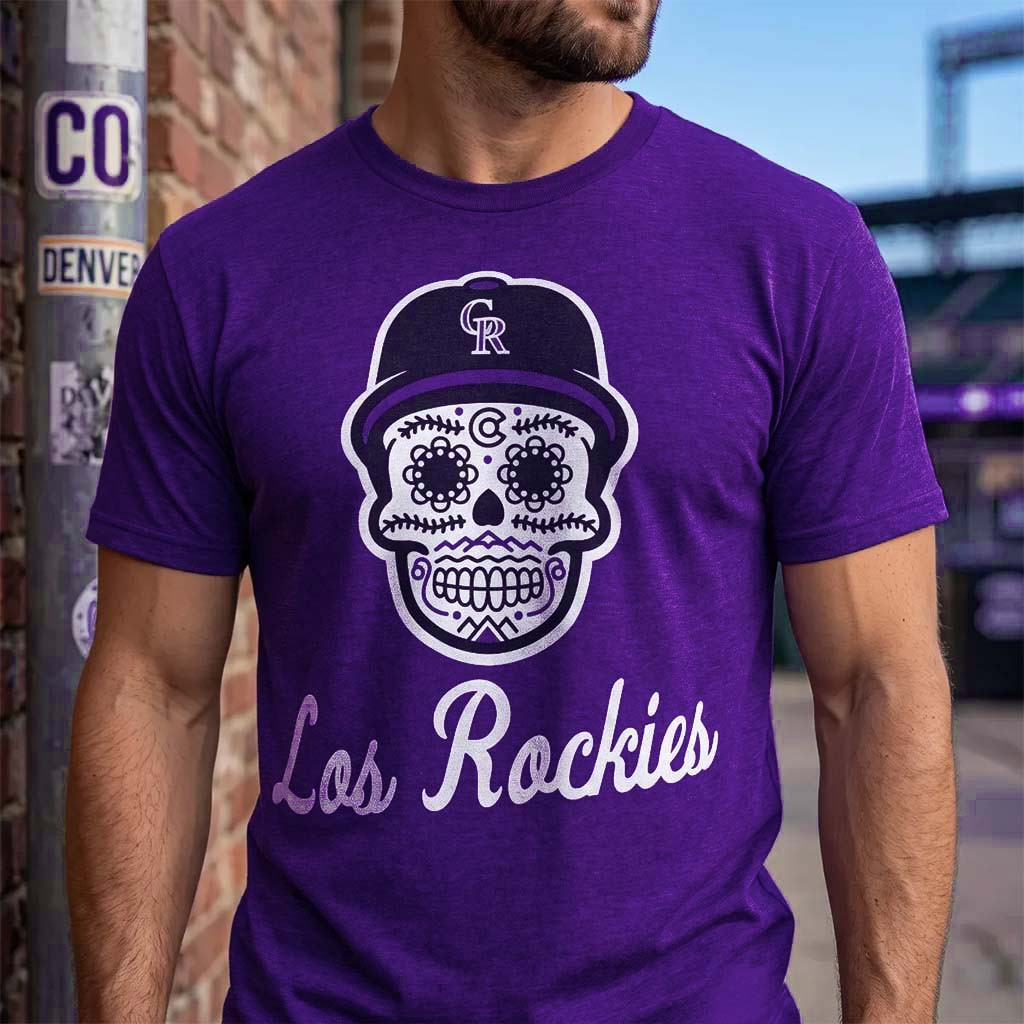 2026 September 20 Colorado Rockies Los Rockies T-Shirt Day Of The Dead Outfits For Fans - Kdjoy 2026 September 20 Colorado Rockies Los Rockies T-Shirt Day Of The Dead Outfits For Fans - Kdjoy