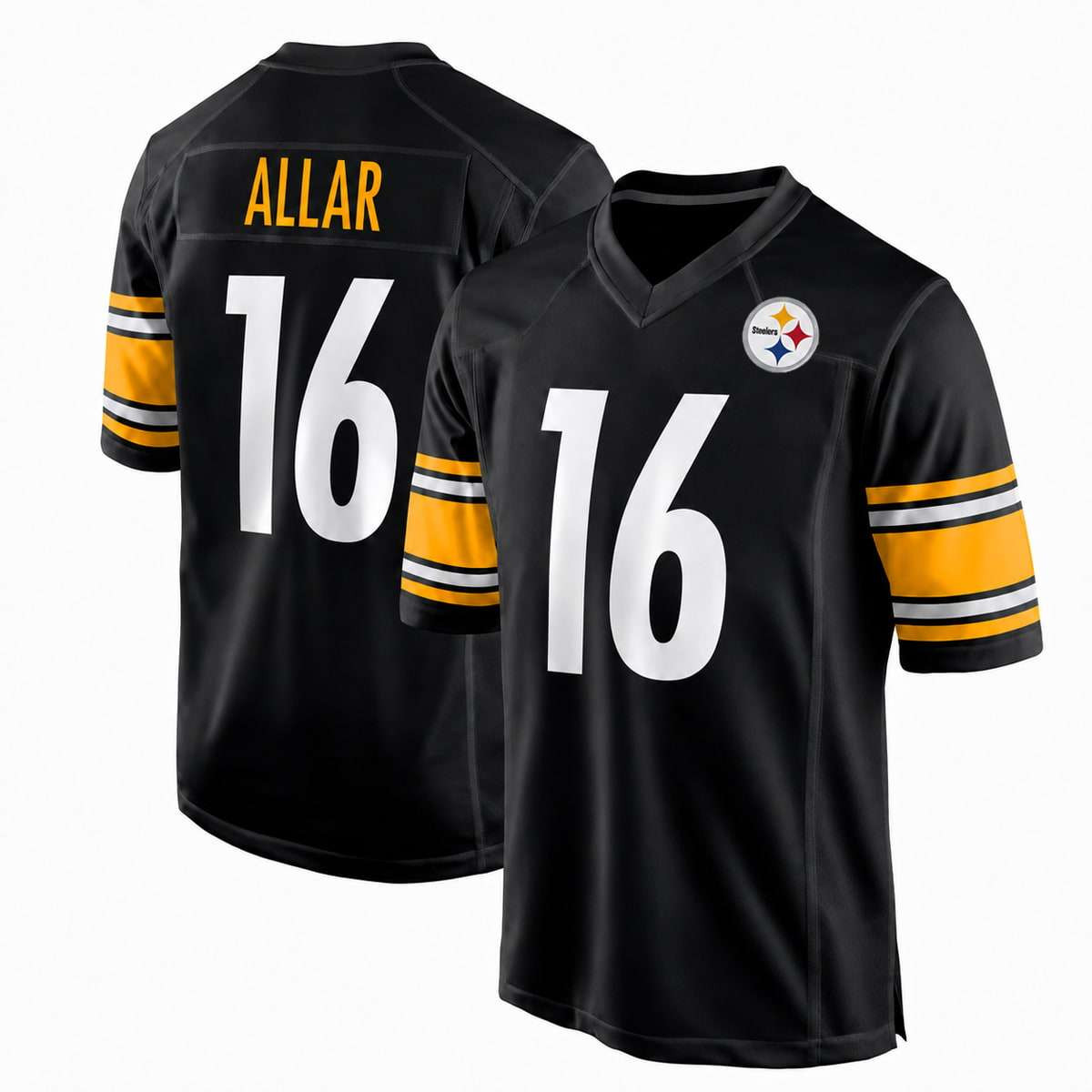 2026 Steelers Drew Allar 16 Jersey Pittsburgh Steelers Merch Gift Ideas For Baseball Fans - Kdjoy