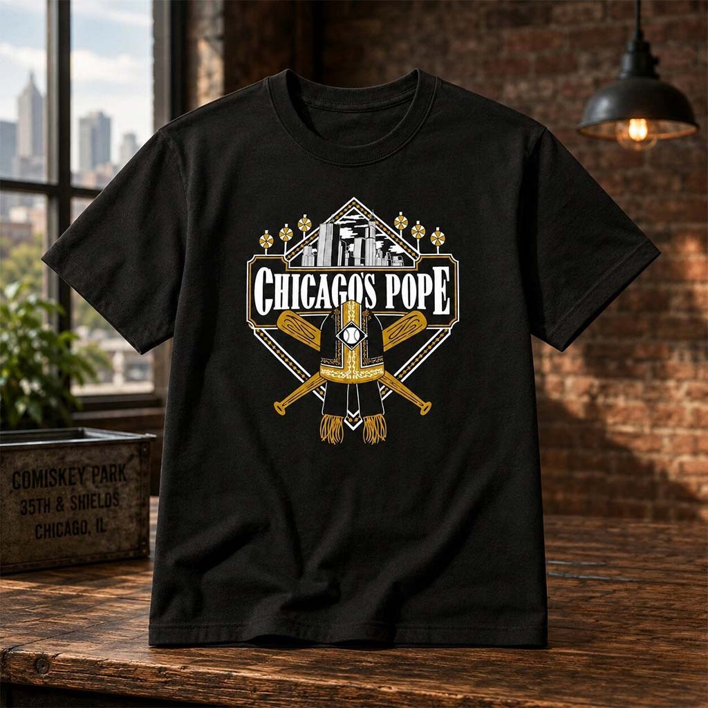 2026 White Sox Chicago Pope Shirt Pope Leo XIV T-Shirt White Sox Merch Baseball Fan Gifts - Kdjoy 2026 White Sox Chicago Pope Shirt Pope Leo XIV T-Shirt White Sox Merch Baseball Fan Gifts - Kdjoy