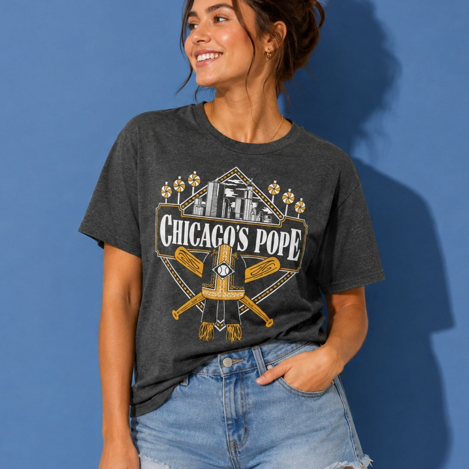 2026 White Sox Chicago's Pope T-Shirt Chicago White Sox Merch Best Gifts For Baseball Fans - Kdjoy 2026 White Sox Chicago's Pope T-Shirt Chicago White Sox Merch Best Gifts For Baseball Fans - Kdjoy