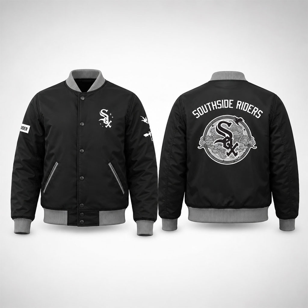2026 White Sox Fourth Wing Night Bomber Jacket Chicago White Sox Merch Baseball Fans Gear - Kdjoy 2026 White Sox Fourth Wing Night Bomber Jacket Chicago White Sox Merch Baseball Fans Gear - Kdjoy